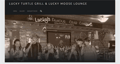 Desktop Screenshot of luckyturtlegrill.com